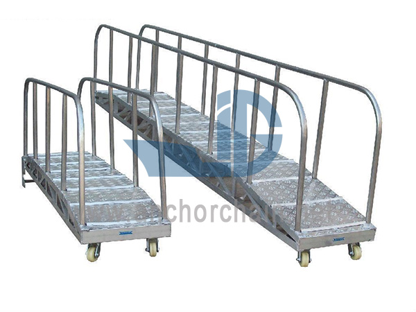 Kajstige i aluminium (bøjningstype)
