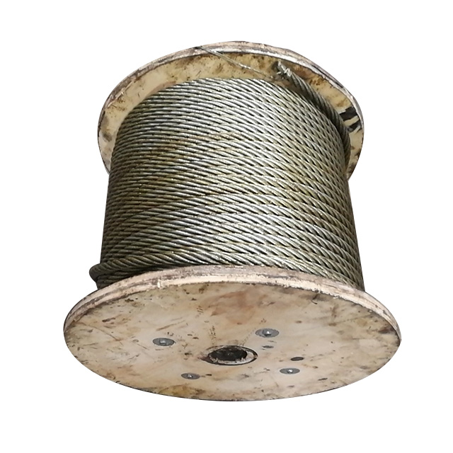 Galvaniseret stålwire 6x36WS+IWRC (6x36WS+FC)