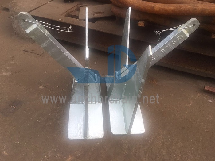 Varmgalvaniseret pooltype anker