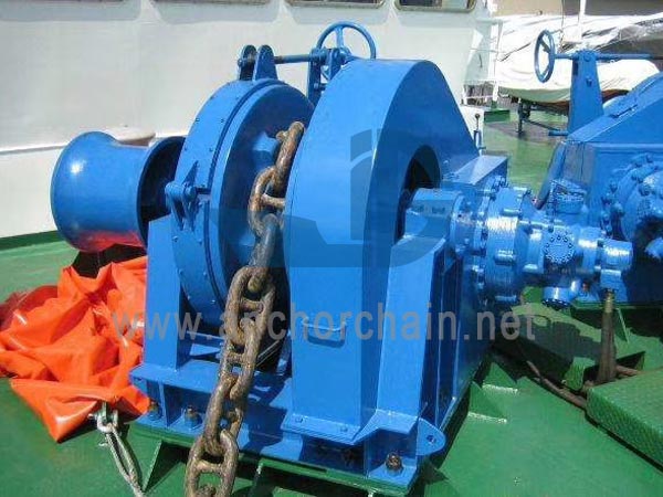 Hydraulisk manuel ankerspil