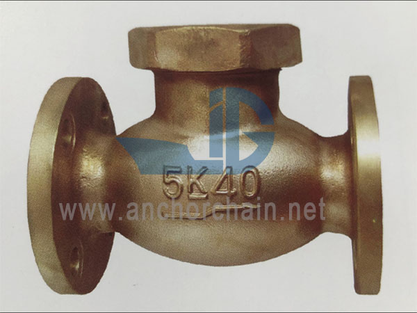 JIS F 7417 Bronze 16K Lift Check Globe ventiler (Union Bonnet Type)