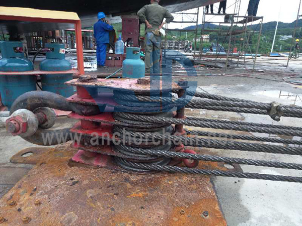 ZHC Series 5 Sheave Wire Rope Block til skibskæbe