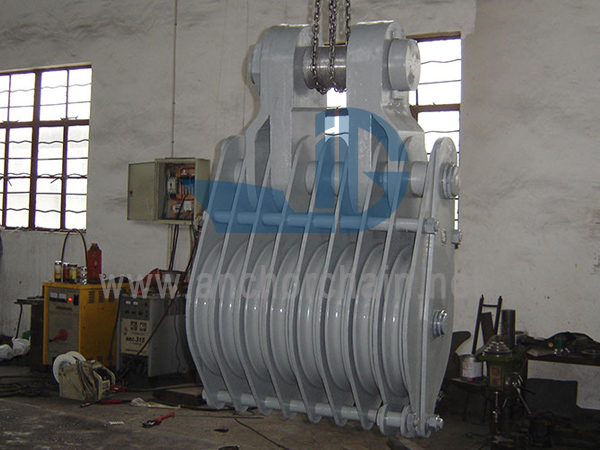 ZHC Series 8 Sheave Wire Rope Block til skibskæber